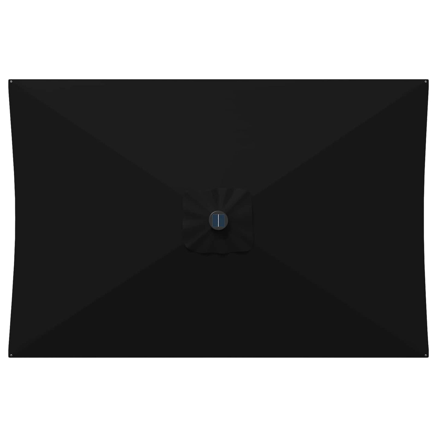 Tuin Parasol met LED Verlichting 200 x 300 cm Polyester Zwart