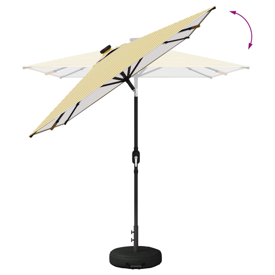 Tuin Parasol met LED Verlichting 200 x 300 cm Polyester