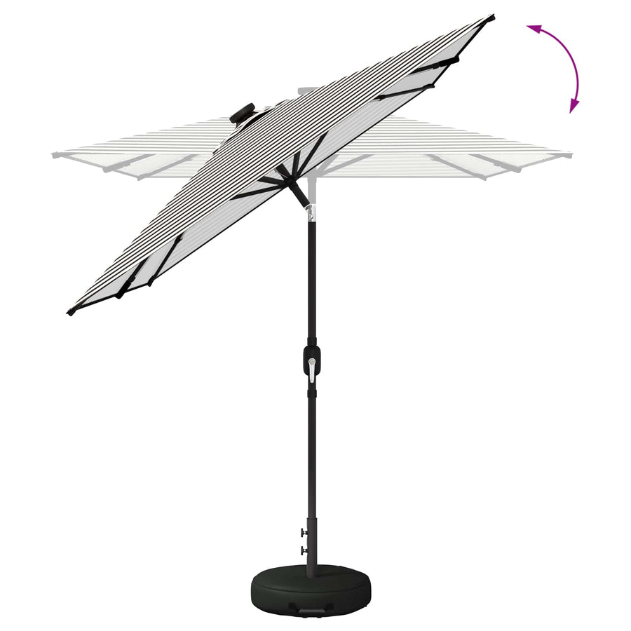 Tuin Parasol met LED Verlichting 200 x 300 cm Polyester