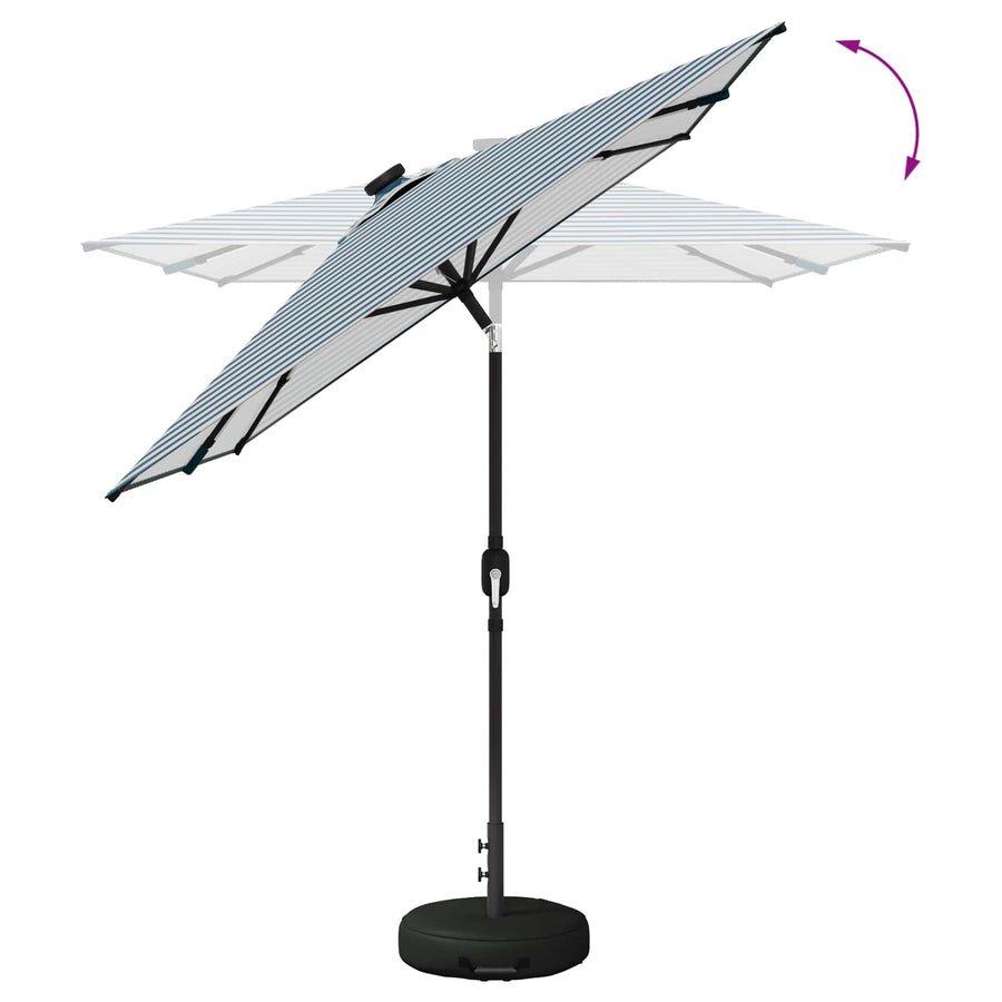 Tuin Parasol met LED Verlichting 200 x 300 cm Polyester