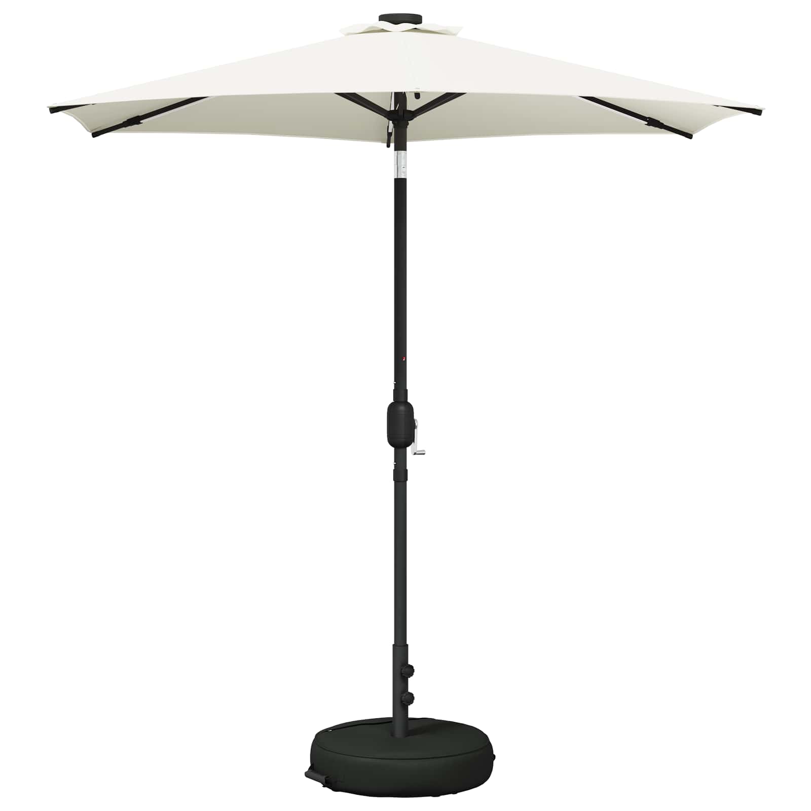 Tuin Parasol met LED Verlichting 230 x 230 cm Polyester