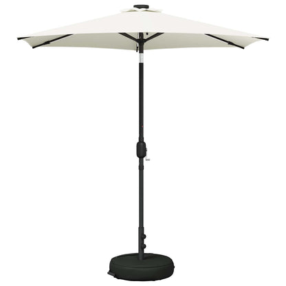 Tuin Parasol met LED Verlichting 230 x 230 cm Polyester