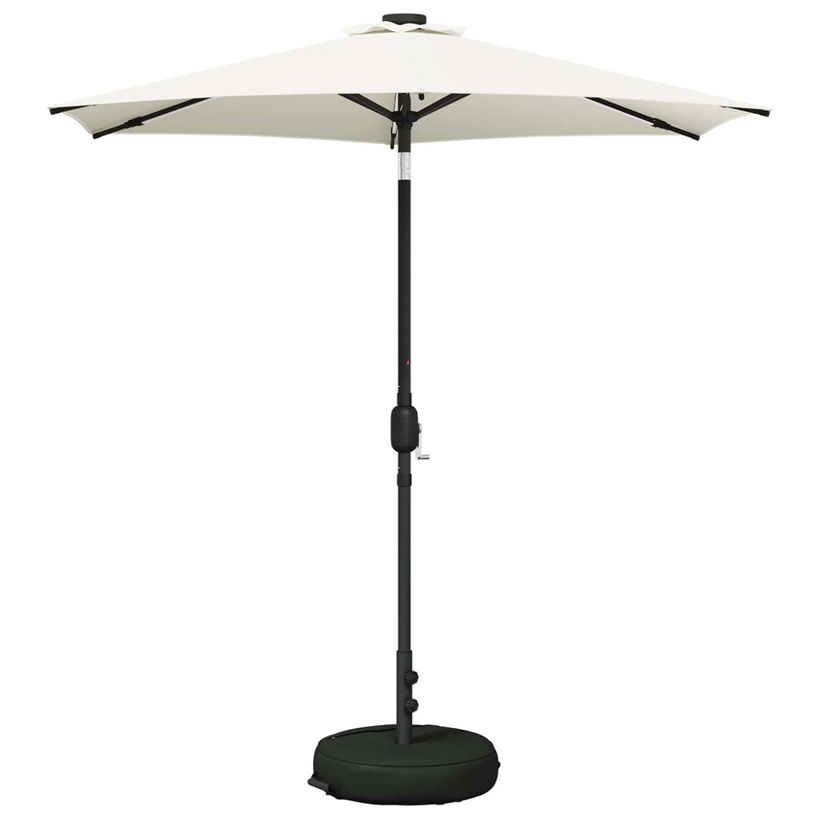 Tuin Parasol met LED Verlichting 230 x 230 cm Polyester