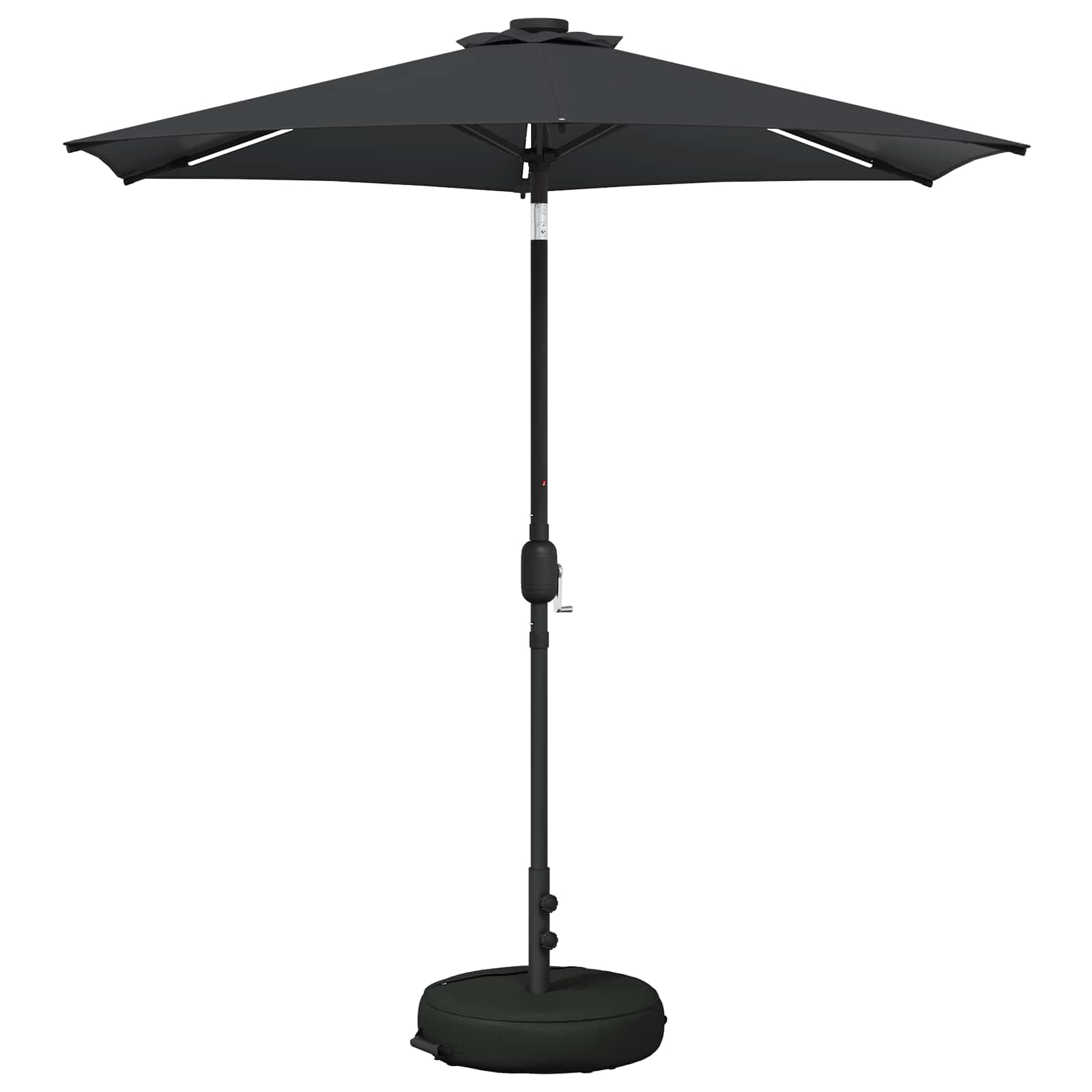 Tuin Parasol met LED Verlichting 230 x 230 cm Polyester