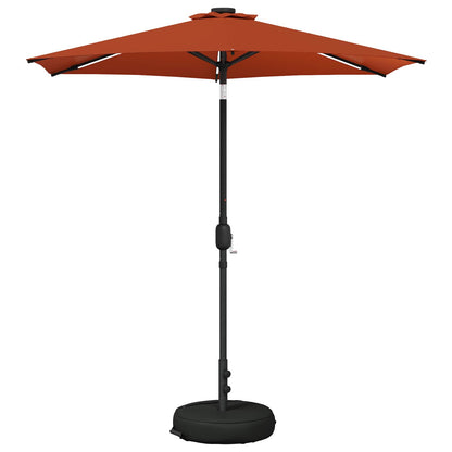 Tuin Parasol met LED Verlichting 230 x 230 cm Polyester