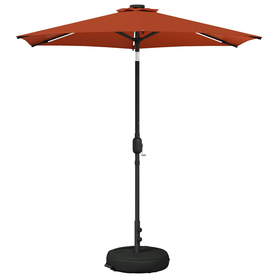 Tuin Parasol met LED Verlichting 230 x 230 cm Polyester