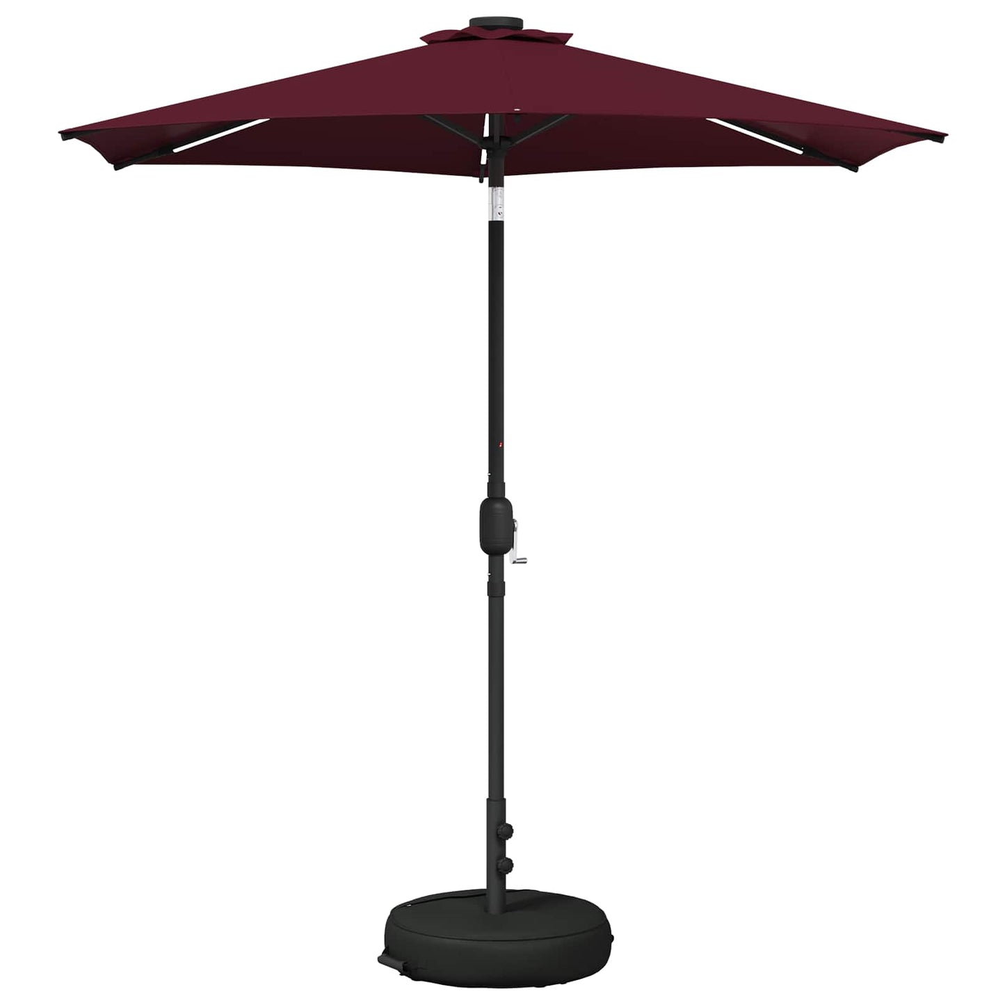 Tuin Parasol met LED Verlichting 230 x 230 cm Polyester