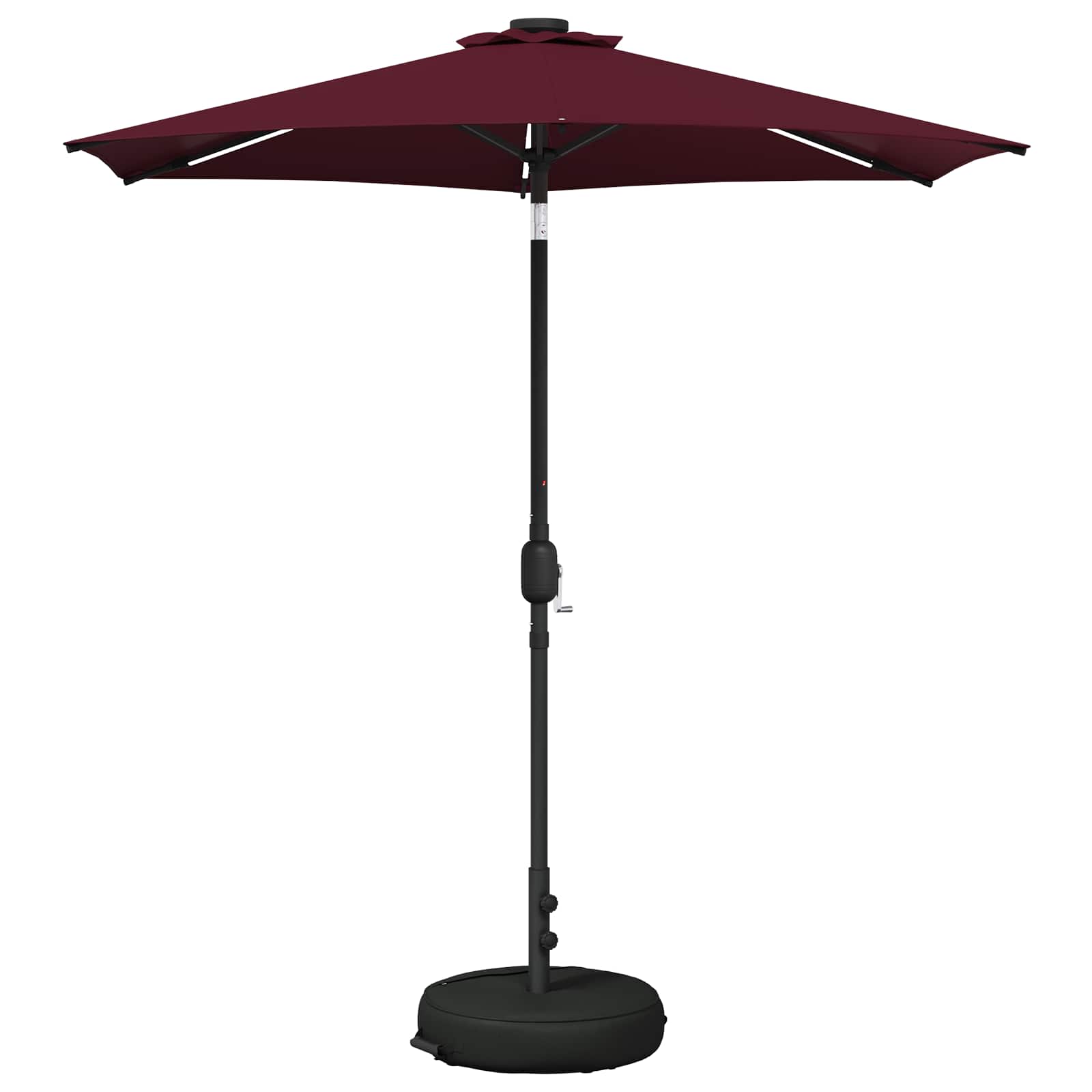 Tuin Parasol met LED Verlichting 230 x 230 cm Polyester