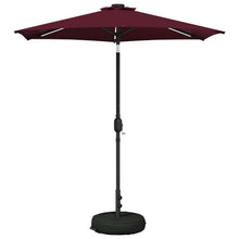 Tuin Parasol met LED Verlichting 230 x 230 cm Polyester