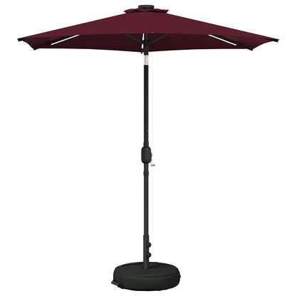 Tuin Parasol met LED Verlichting 230 x 230 cm Polyester
