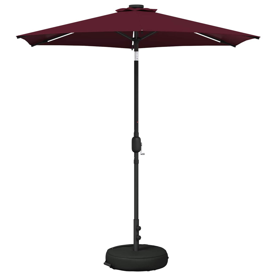 Tuin Parasol met LED Verlichting 230 x 230 cm Polyester