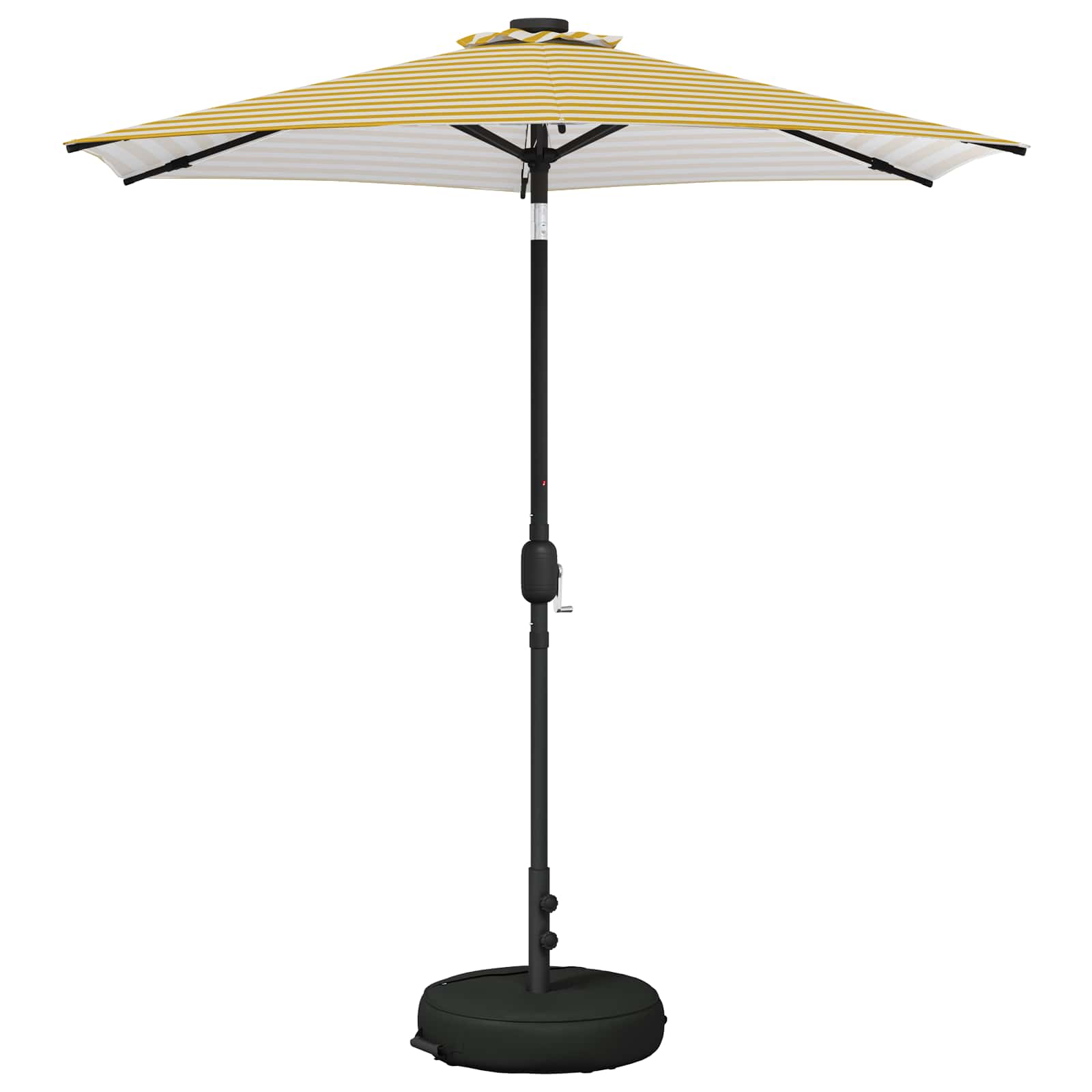 Tuin Parasol met LED Verlichting 230 x 230 cm Polyester