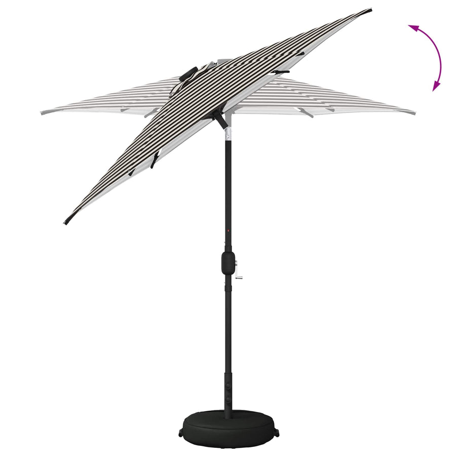 Tuin Parasol met LED Verlichting 230 x 230 cm Polyester
