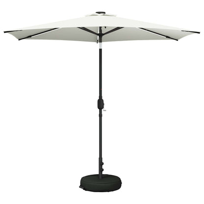 Tuin Parasol met LED Verlichting 270 x 270 cm Polyester