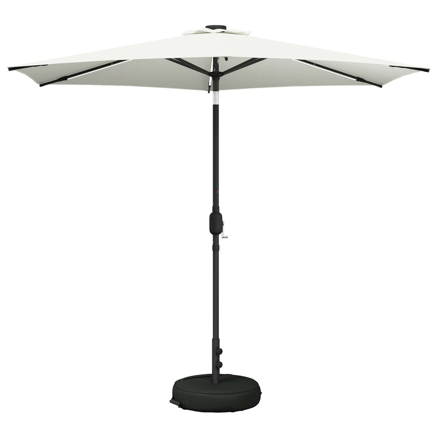 Tuin Parasol met LED Verlichting 270 x 270 cm Polyester