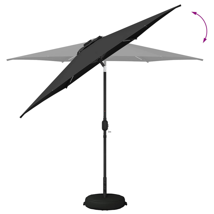 Tuin Parasol met LED Verlichting 270 x 270 cm Polyester