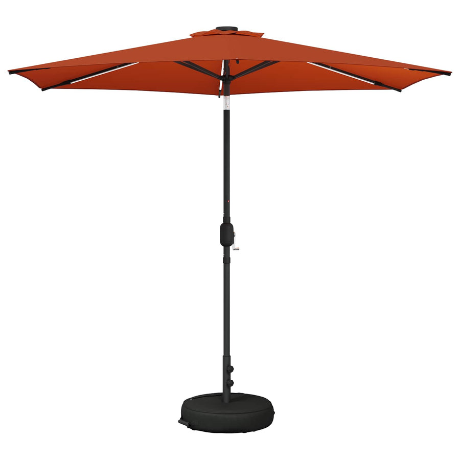 Tuin Parasol met LED Verlichting 270 x 270 cm Polyester