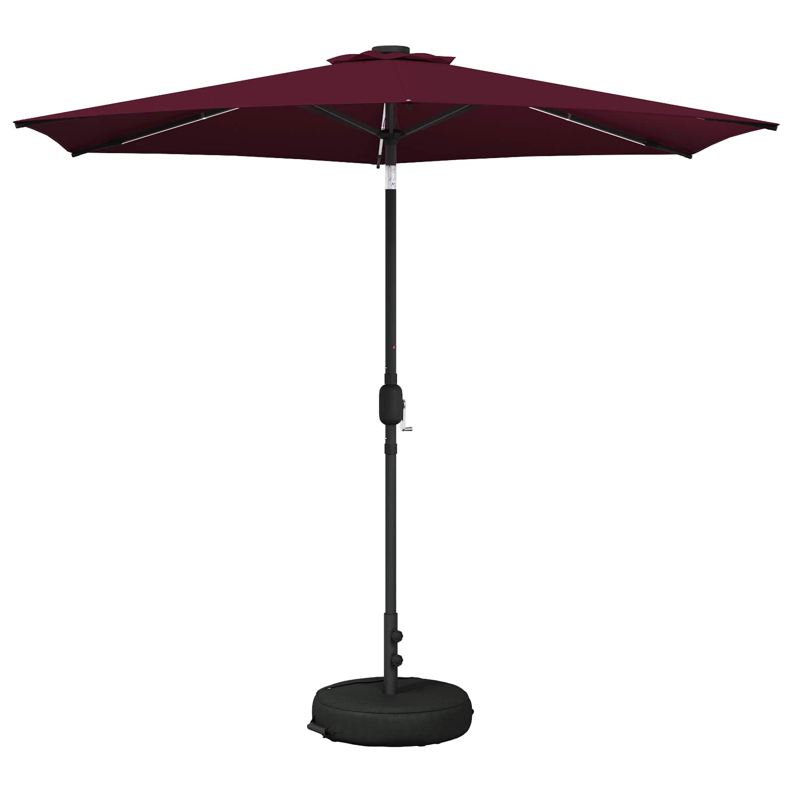 Tuin Parasol met LED Verlichting 270 x 270 cm Polyester