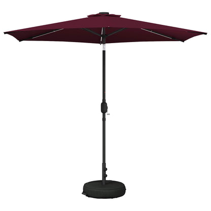 Tuin Parasol met LED Verlichting 270 x 270 cm Polyester