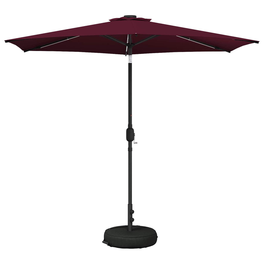 Tuin Parasol met LED Verlichting 270 x 270 cm Polyester