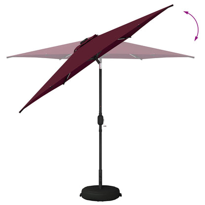 Tuin Parasol met LED Verlichting 270 x 270 cm Polyester