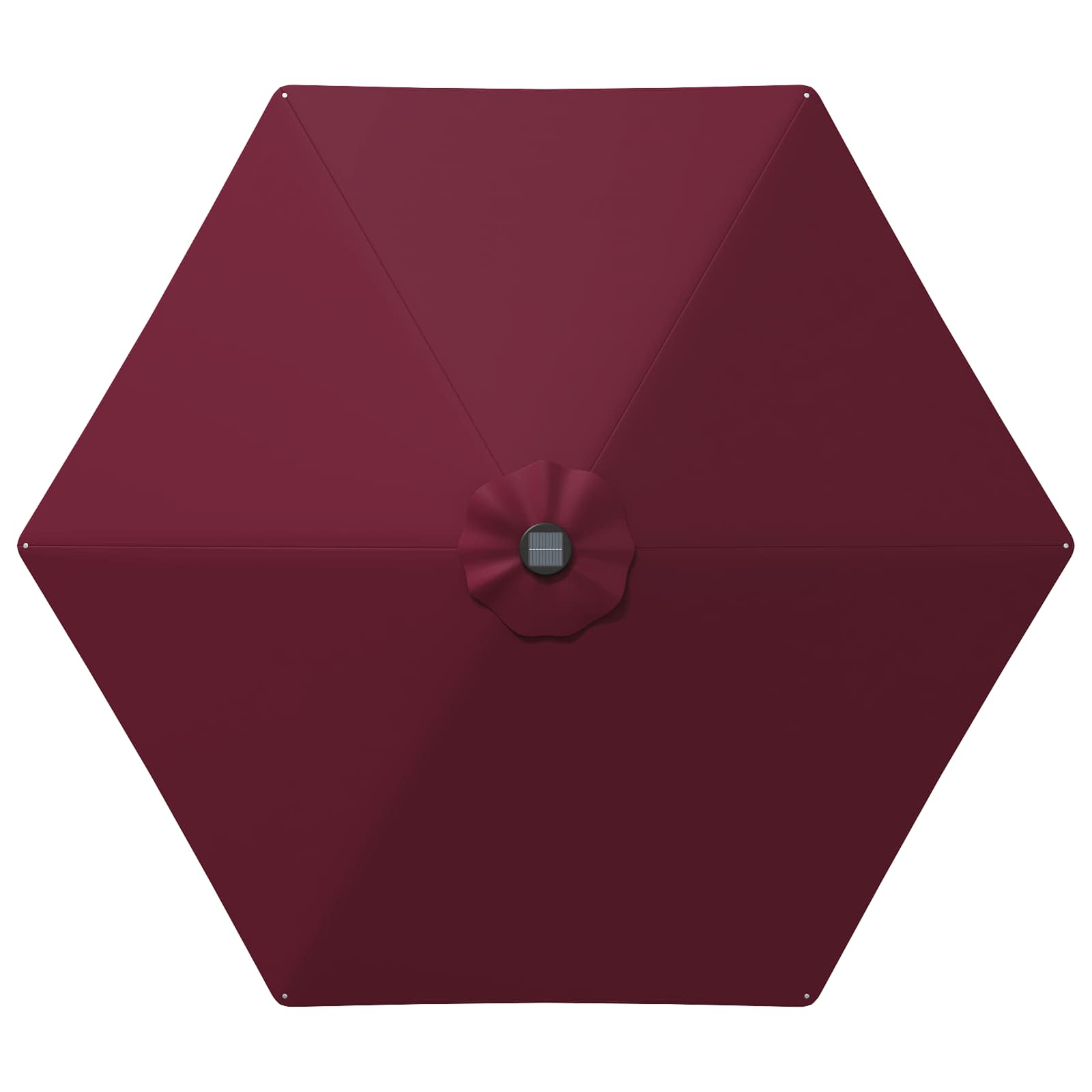 Tuin Parasol met LED Verlichting 270 x 270 cm Polyester