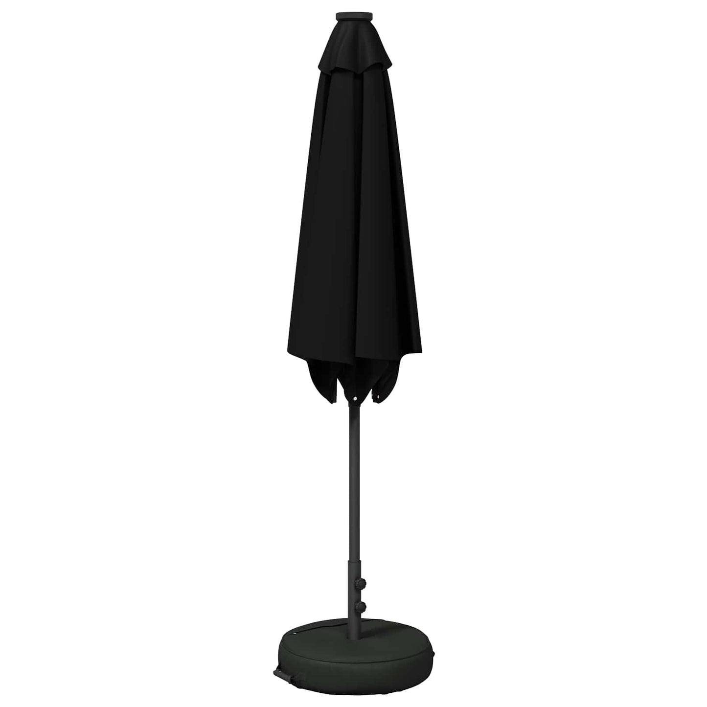 Tuin Parasol met LED Verlichting 270 x 270 cm Polyester Zwart