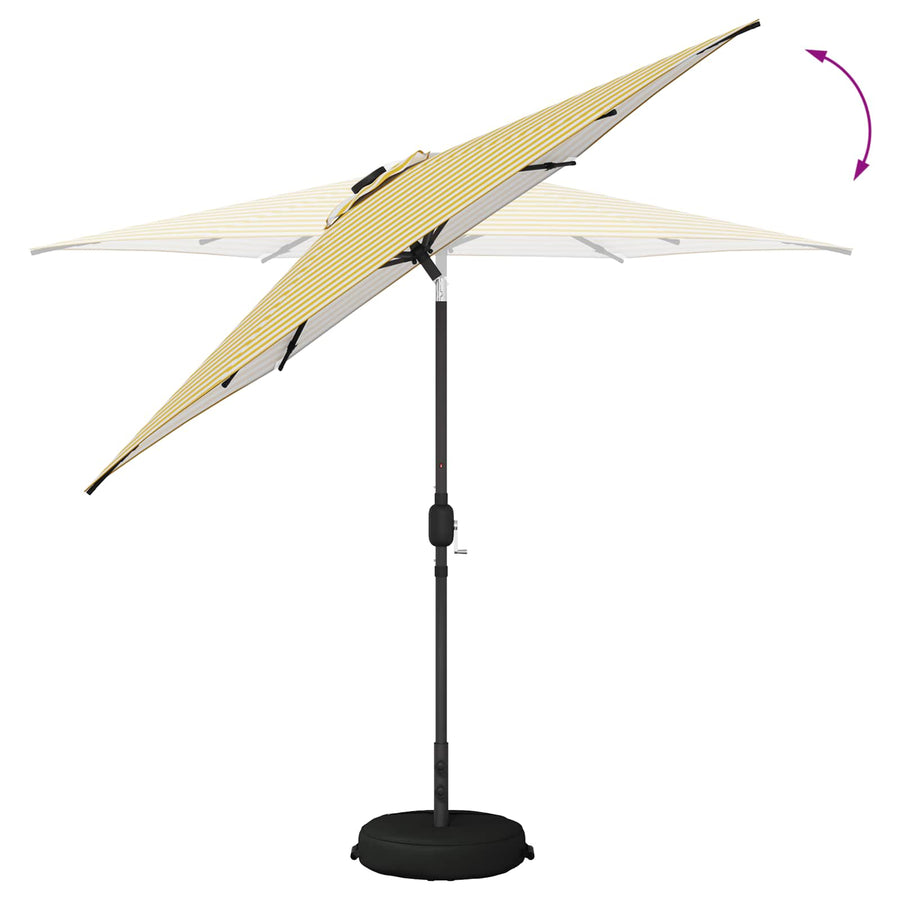 Tuin Parasol met LED Verlichting 270 x 270 cm Polyester