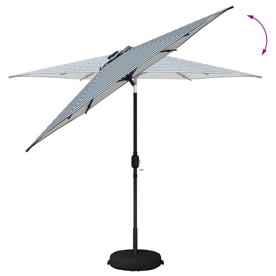 Tuin Parasol met LED Verlichting 270 x 270 cm Polyester
