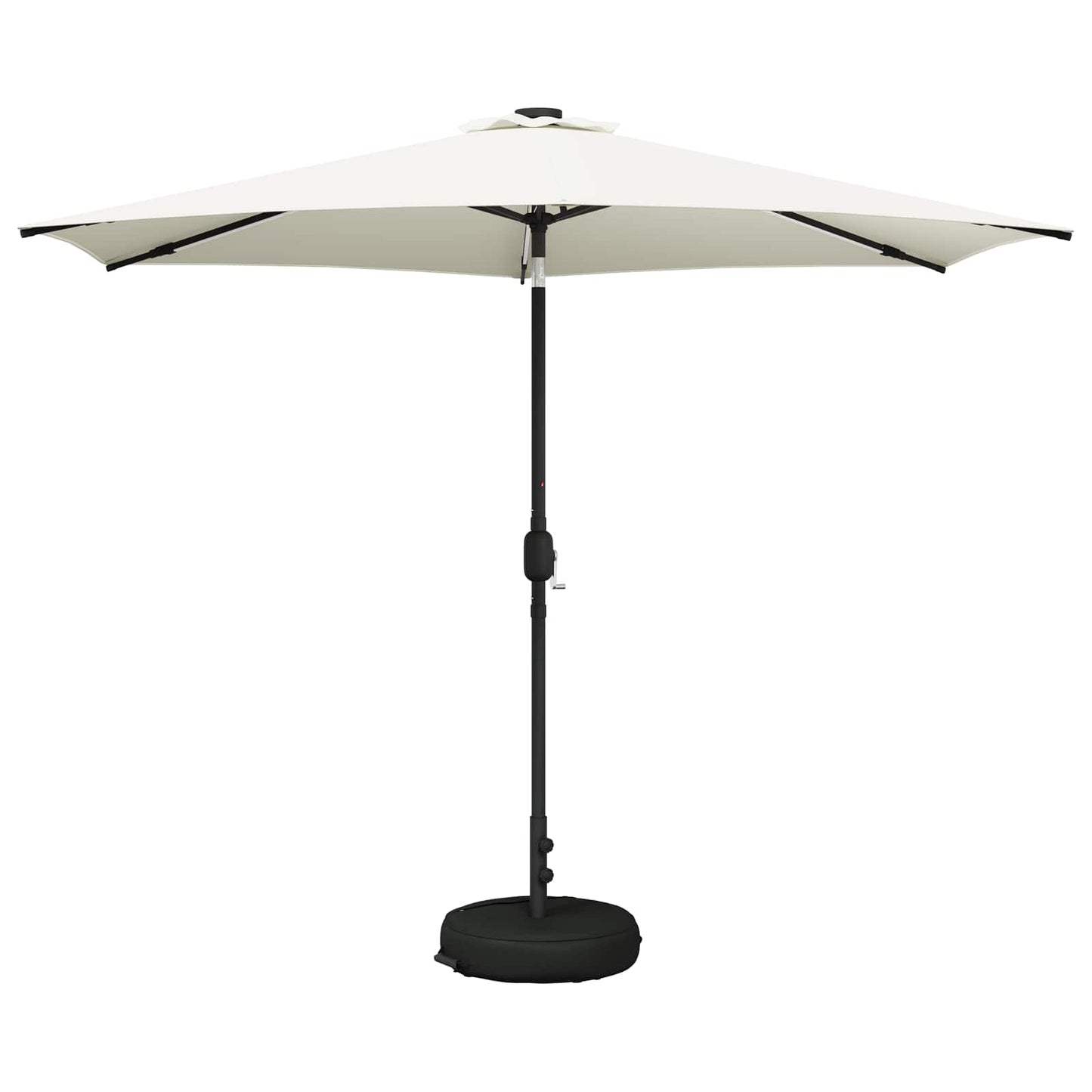 Tuin Parasol met LED Verlichting 300 x 300 cm Polyester