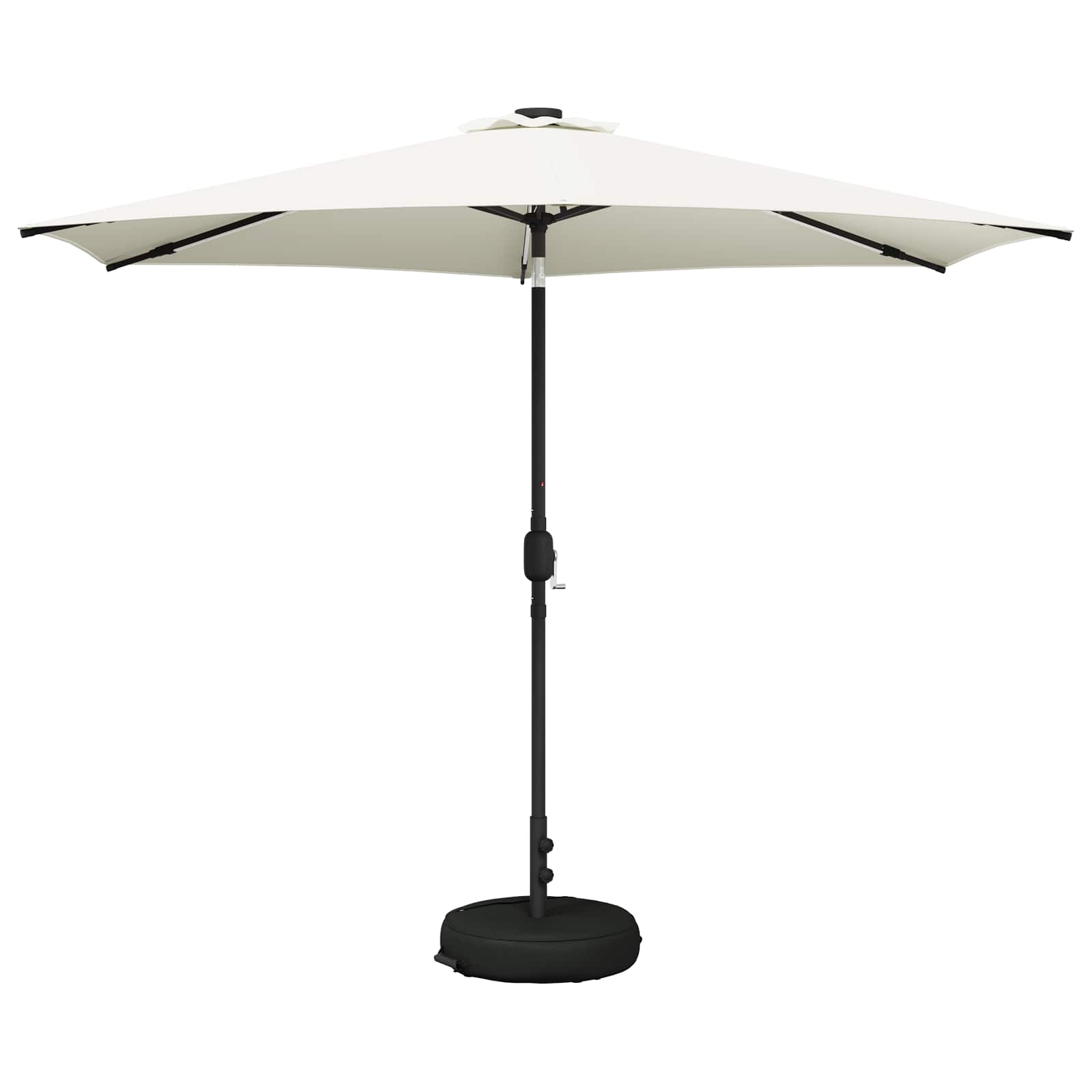Tuin Parasol met LED Verlichting 300 x 300 cm Polyester