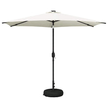 Tuin Parasol met LED Verlichting 300 x 300 cm Polyester