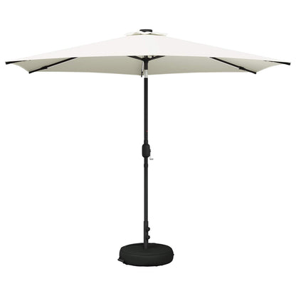 Tuin Parasol met LED Verlichting 300 x 300 cm Polyester
