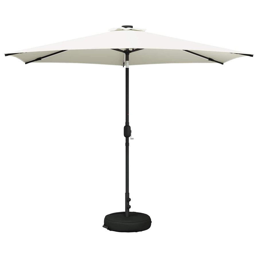 Tuin Parasol met LED Verlichting 300 x 300 cm Polyester