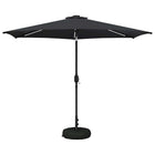 Tuinparasol 300x300 cm antraciet met LED