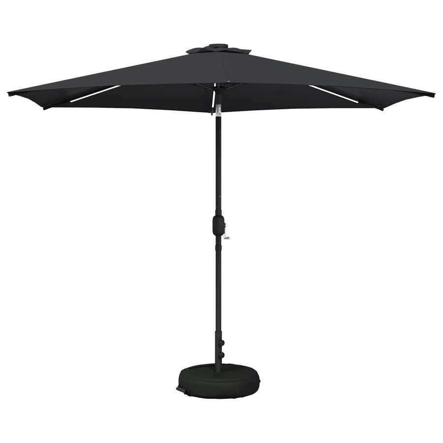 Tuin Parasol met LED Verlichting 300 x 300 cm Polyester