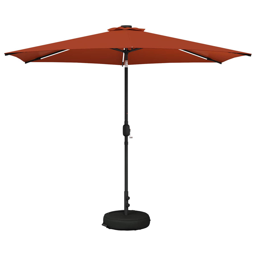 Tuin Parasol met LED Verlichting 300 x 300 cm Polyester