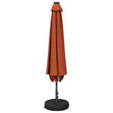 Tuin Parasol met LED Verlichting 300 x 300 cm Polyester