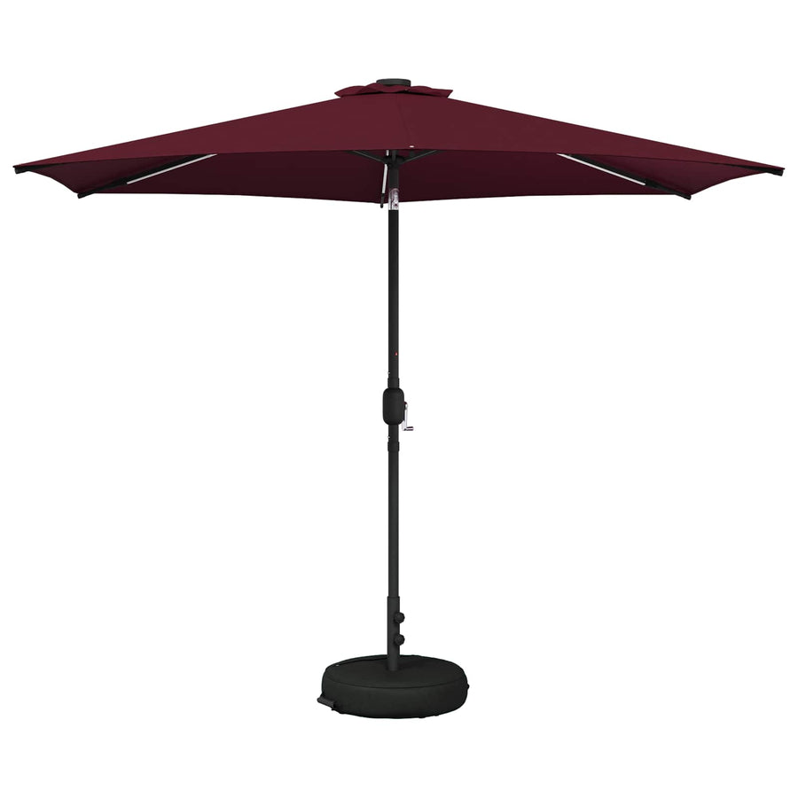 Tuin Parasol met LED Verlichting 300 x 300 cm Polyester