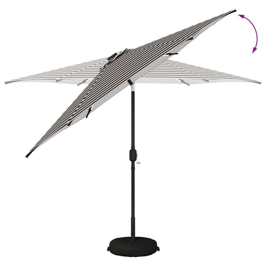 Tuin Parasol met LED Verlichting 300 x 300 cm Polyester