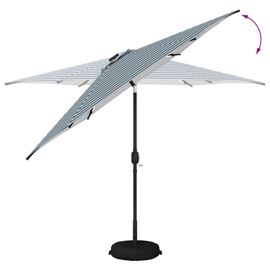 Tuin Parasol met LED Verlichting 300 x 300 cm Polyester