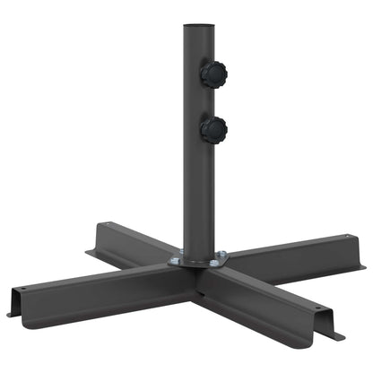 Patio Parasolvoet 60 x 60 cm Staal Zwart