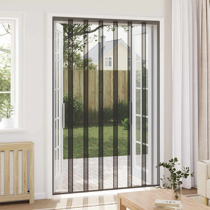 Deurhor met muggengaas Zwart 160 x 240 cm Polyester