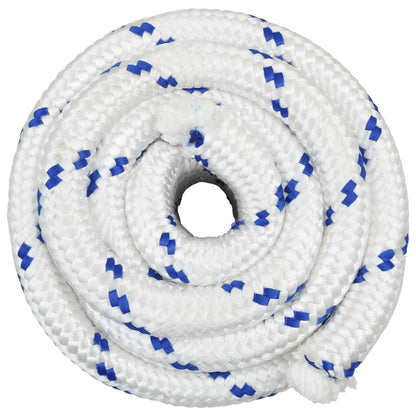 Boottouw 50 m 3 Wit en Blauw PP