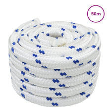 Boottouw 50 m 3 Wit en Blauw PP