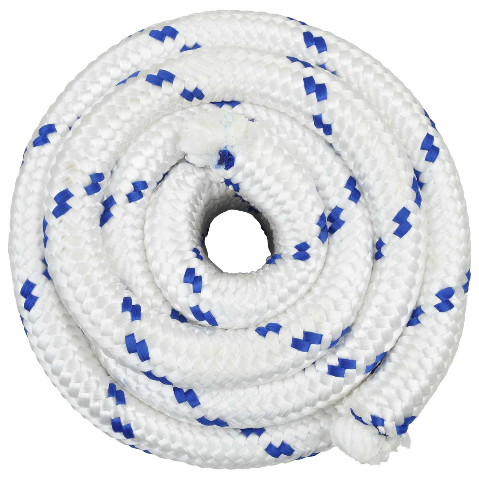 Boottouw 10 m 5 Wit en Blauw PP