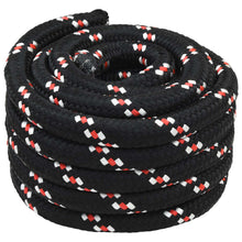 Boottouw 25 m 4 Zwart en Rood PP
