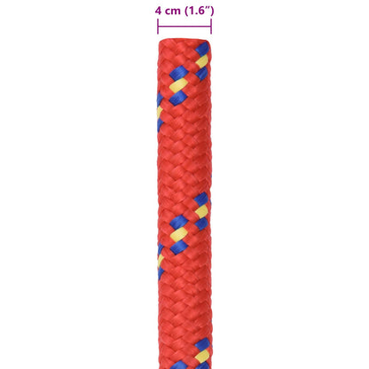 Boottouw 25 m 4 Rood PP