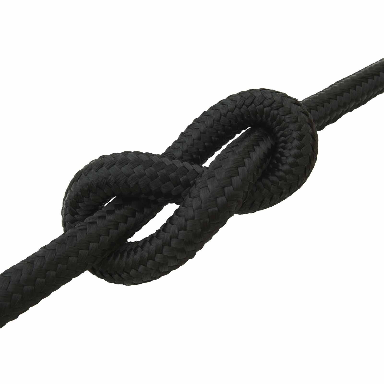 Boottouw 10 m 4 Zwart PP
