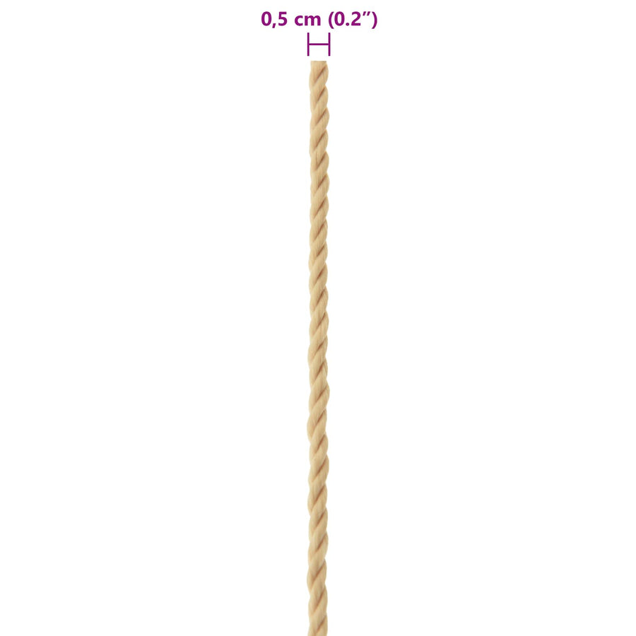Boottouw 0.5 mm 50 m Naturel